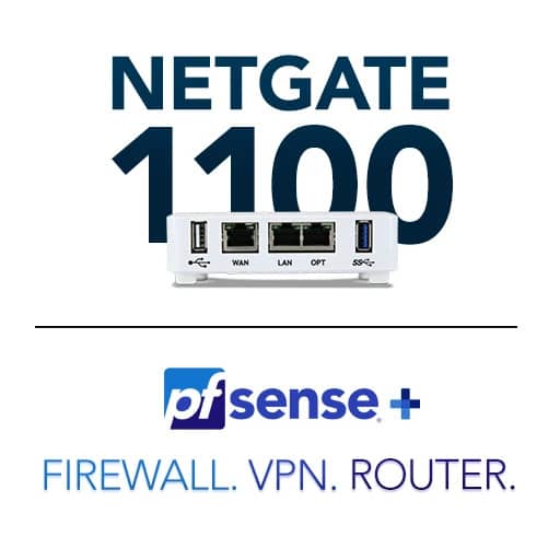 Netgate 1100 pfSense+ Security Gateway